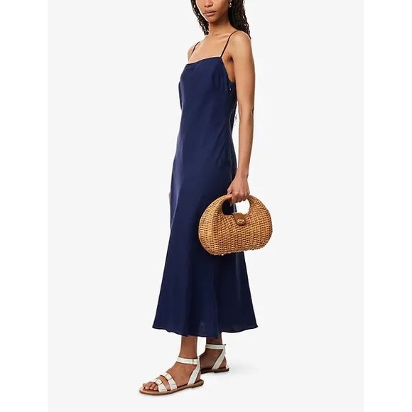 Ralph Lauren Navy Linen Sundress - Picture 7 of 9